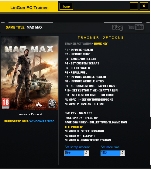 Mad Max PC Trainer